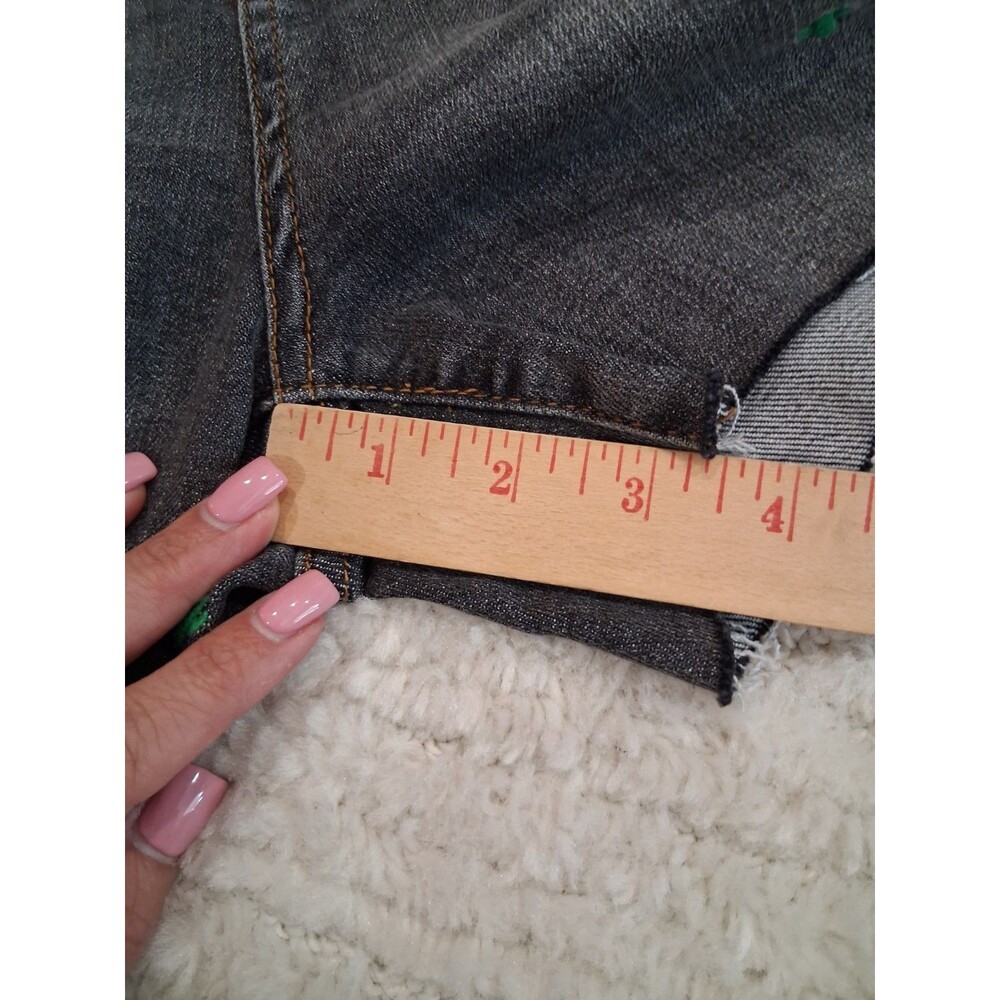 Judy Blue Shorts Womens Size Medium NWOT Denim Cut Off Black/Gray Cactus B22 - Picture 8 of 11